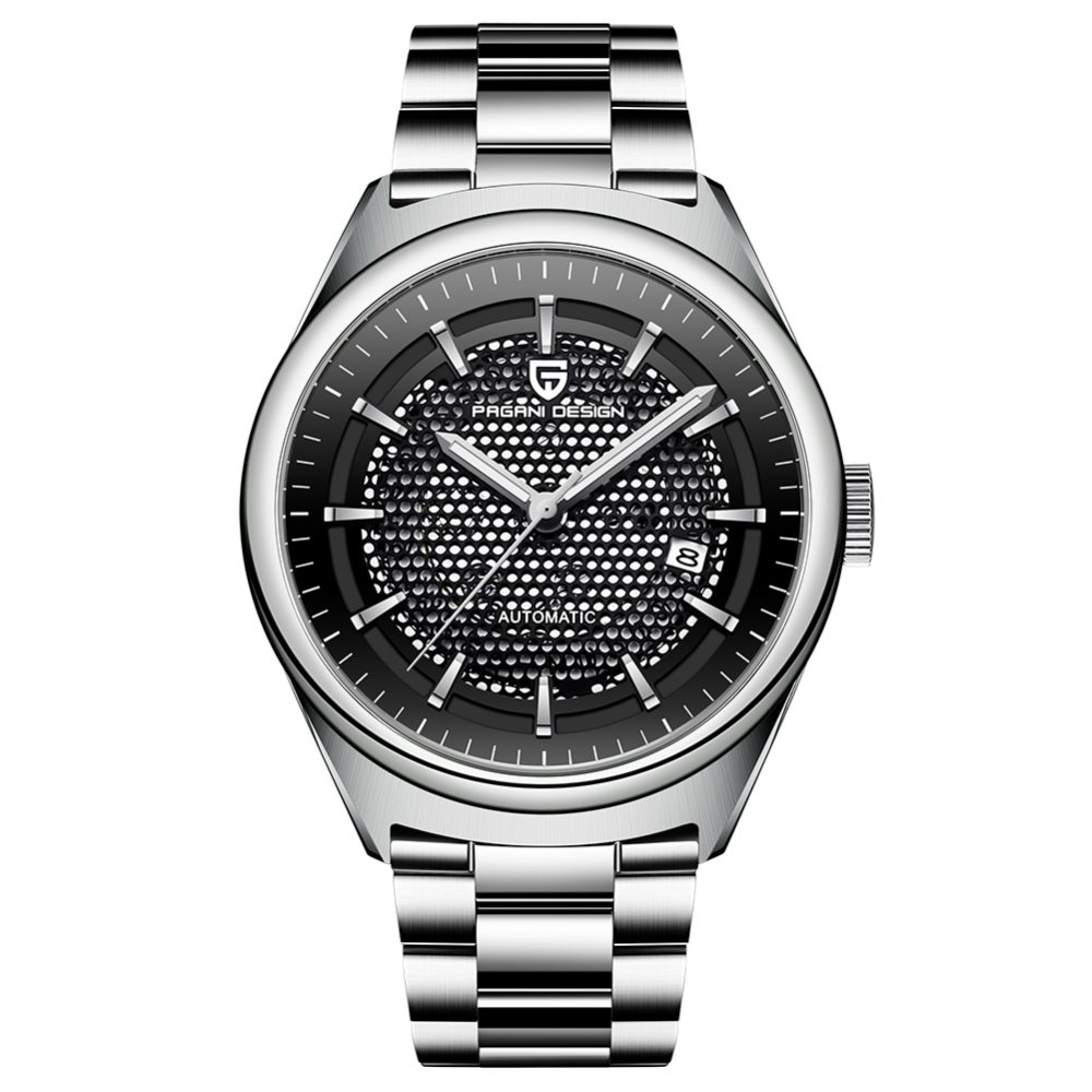 PAGANI DESIGN Luxury Automatic Men's Watches Stainless Steel Skeleton Business Wrist Watch for Men Waterproof Dress Wristwatch
