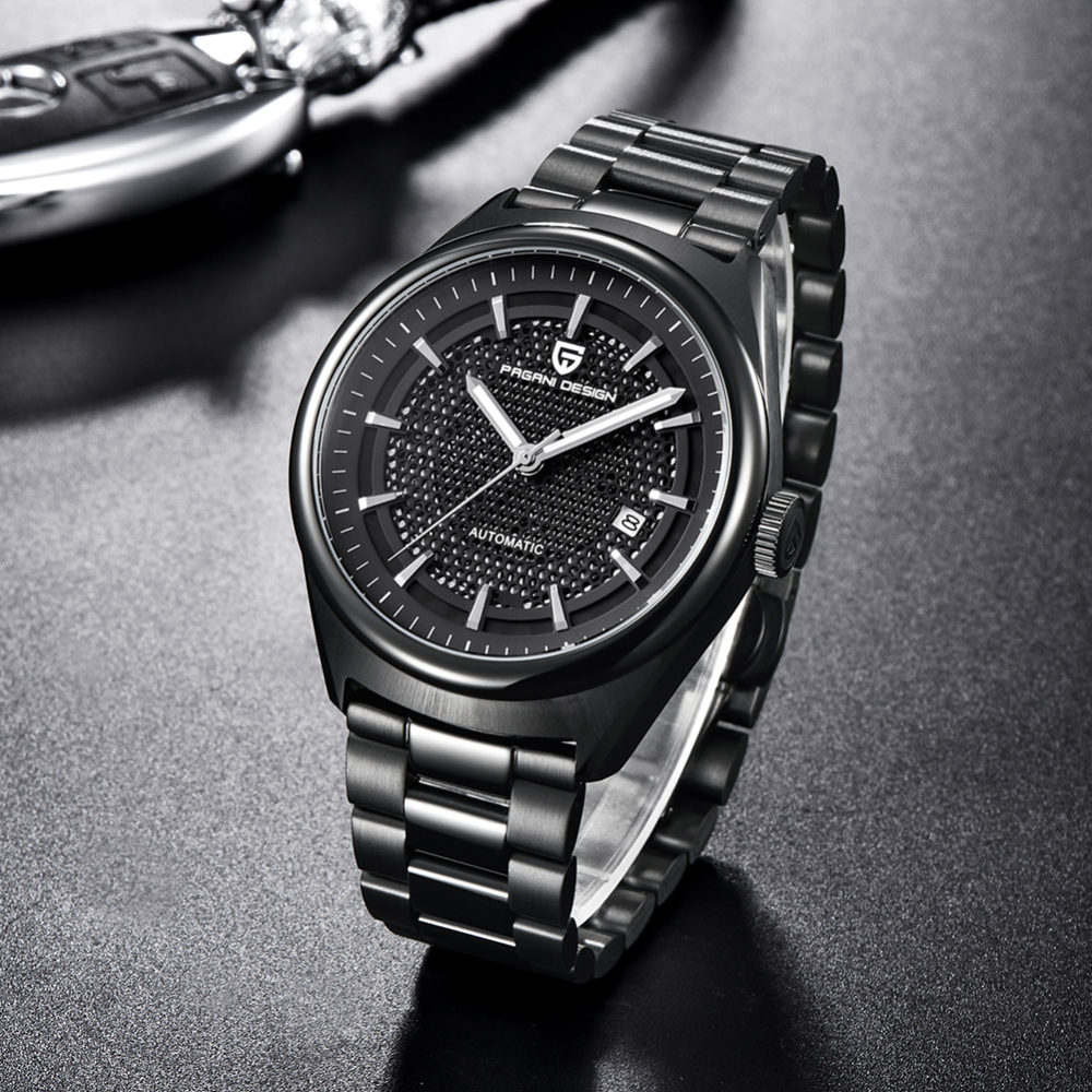 PAGANI DESIGN Luxury Automatic Men's Watches Stainless Steel Skeleton Business Wrist Watch for Men Waterproof Dress Wristwatch