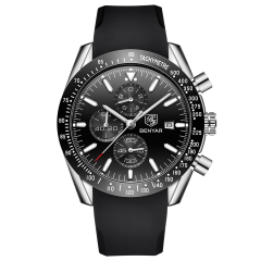 Silicone Silver Black