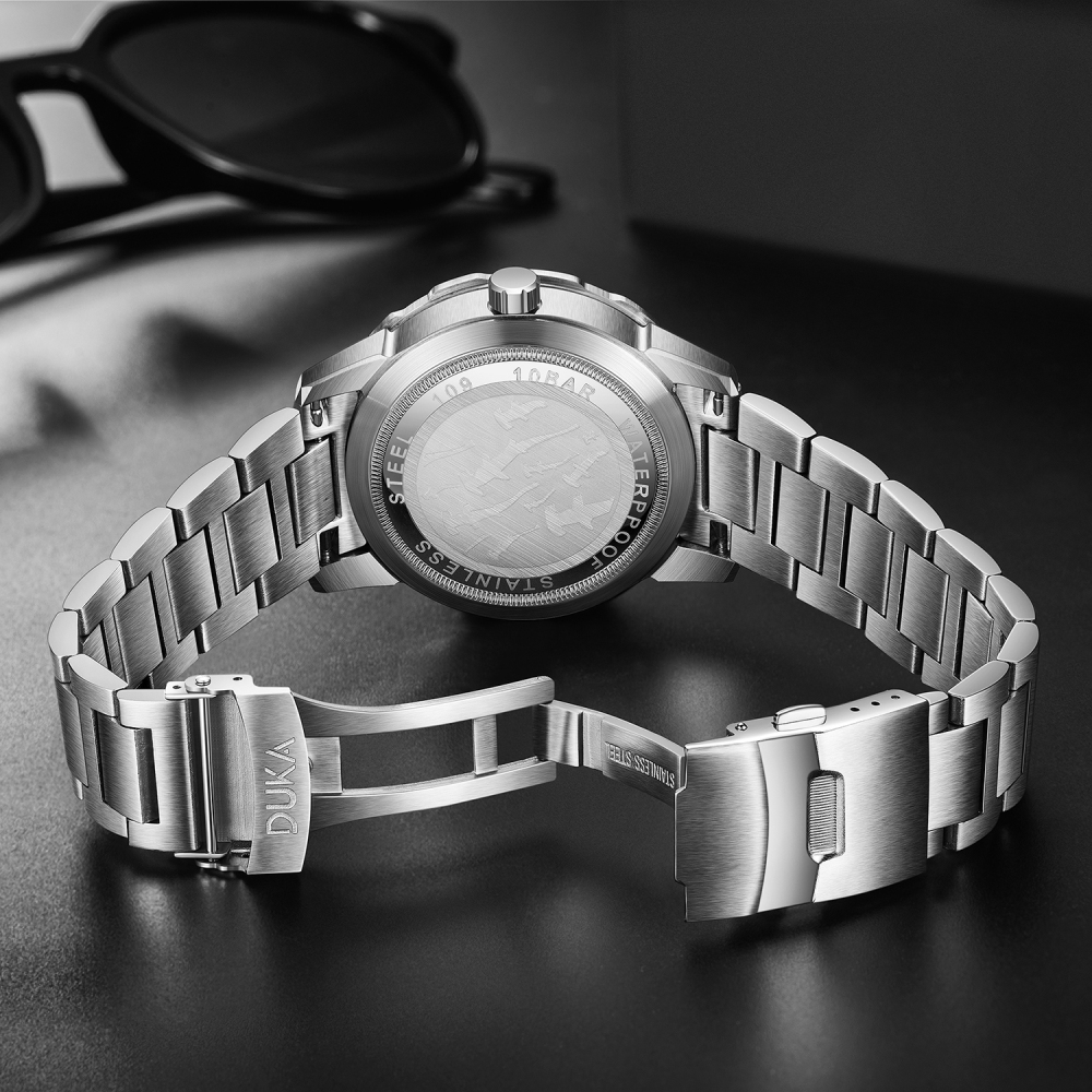 DUKA Automatic Men's Watches Stainless Steel Wrist Watches for Men Waterproof Business Sport Mechanical Wristwtach NH35A Movement