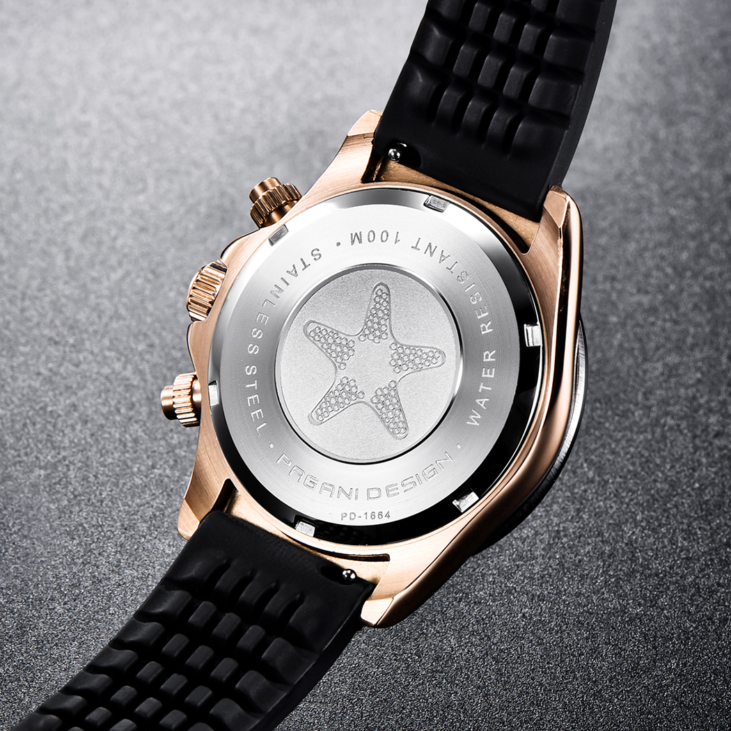 PAGANI DESIGN PD-1664 Men's Quartz Watches Sports Chronograph