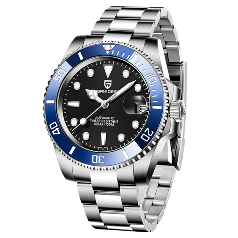 PAGANI DESIGN PD-1661 Automatic Men's Watches 40mm Top Brand Mechanical Wrist Watch for Men Sports Stainless Steel Watch Sapphire Waterproof