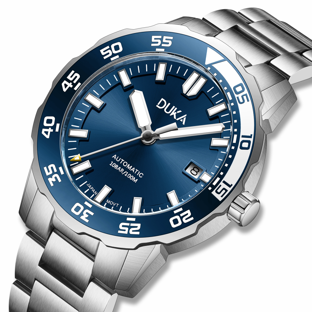 DUKA Automatic Men's Watches Stainless Steel Wrist Watches for Men Waterproof Business Sport Mechanical Wristwtach NH35A Movement
