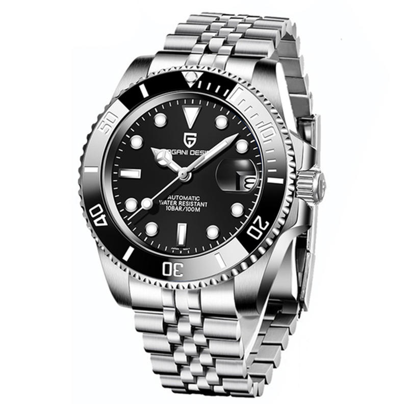 PAGANI DESIGN PD-1661 Automatic Men's Watches 40mm Top Brand Mechanical Wrist Watch for Men Sports Stainless Steel Watch Sapphire Waterproof