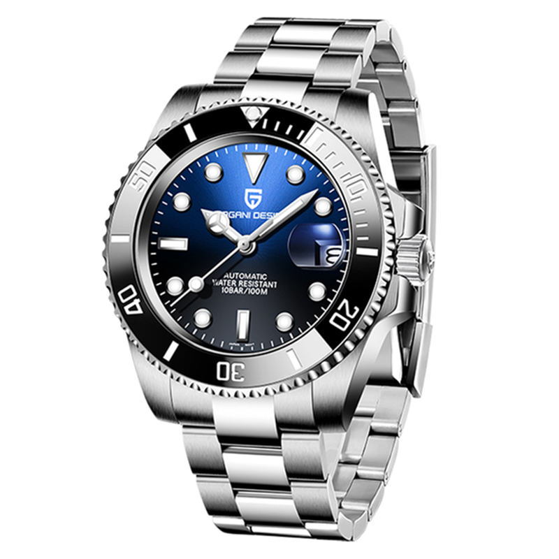 PAGANI DESIGN PD-1661 Automatic Men's Watches 40mm Top Brand Mechanical Wrist Watch for Men Sports Stainless Steel Watch Sapphire Waterproof