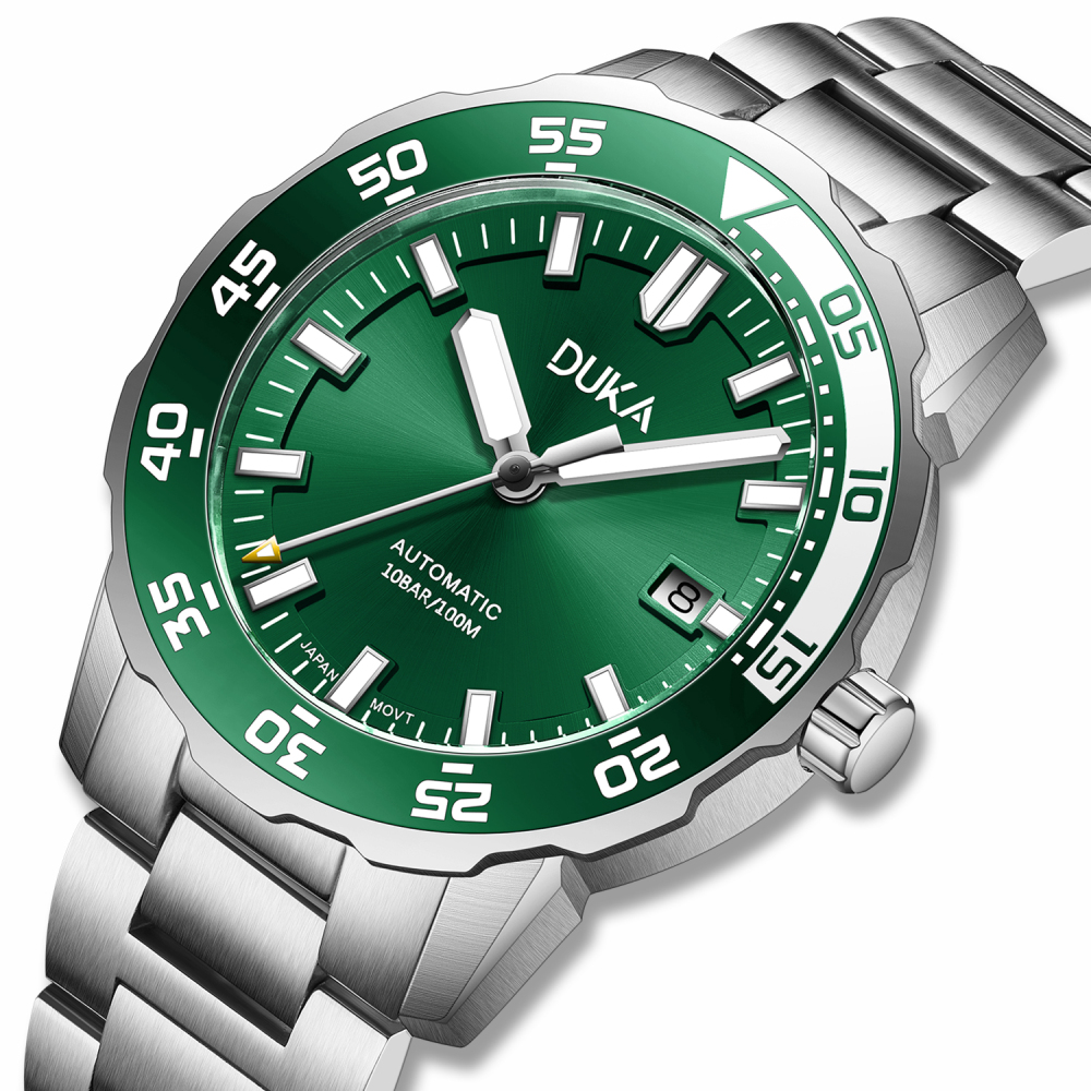 DUKA Automatic Men's Watches Stainless Steel Wrist Watches for Men Waterproof Business Sport Mechanical Wristwtach NH35A Movement