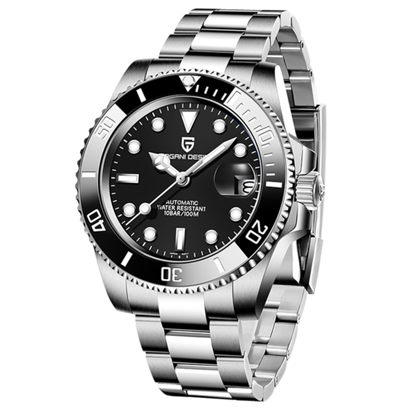 PAGANI DESIGN PD-1661 Automatic Men's Watches 40mm Top Brand Mechanical Wrist Watch for Men Sports Stainless Steel Watch Sapphire Waterproof
