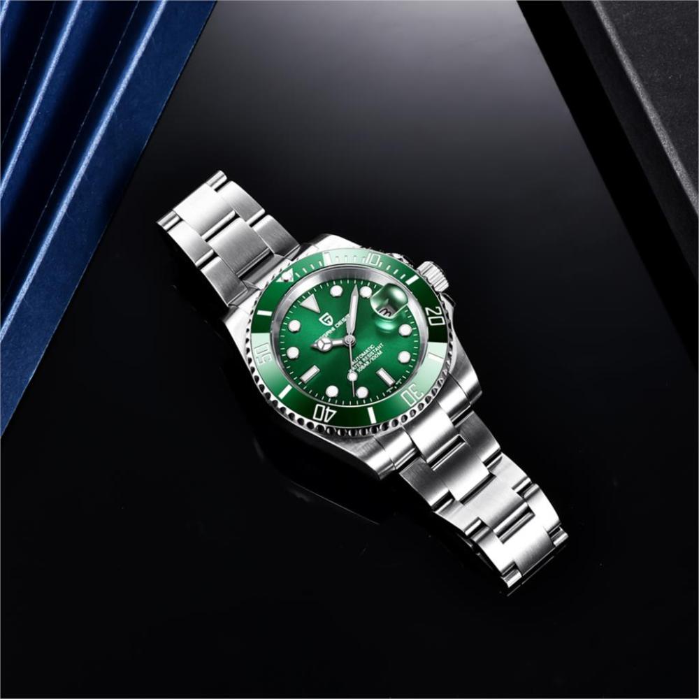 PAGANI DESIGN PD-1661 Automatic Men's Watches 40mm Top Brand Mechanical Wrist Watch for Men Sports Stainless Steel Watch Sapphire Waterproof