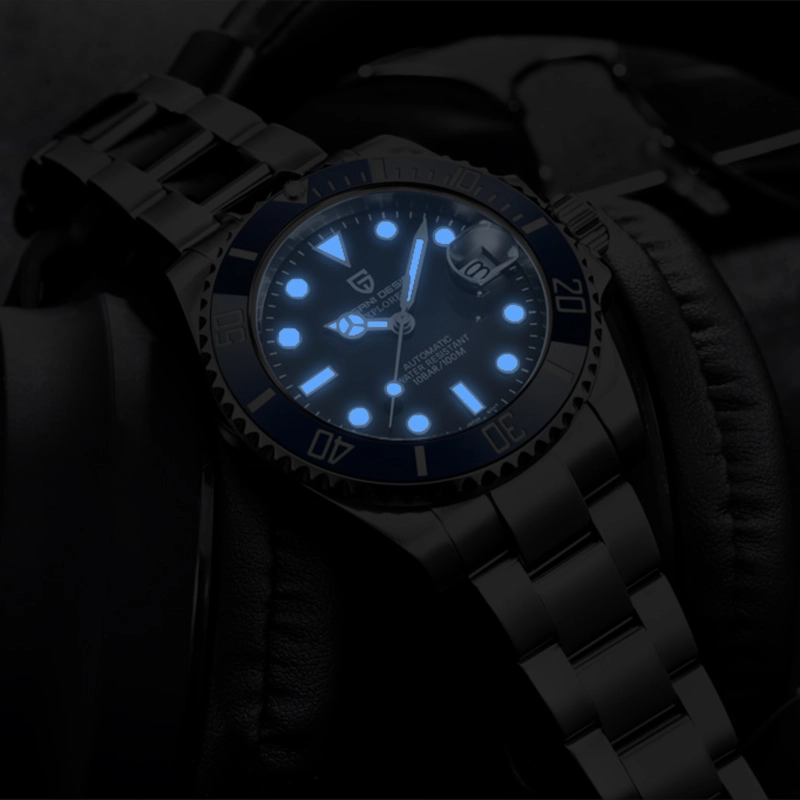 PAGANI DESIGN PD1661 40mm Automatic Men's Watches Full Gold Stainless Steel Mechanical Wrist Watch for Men Sports Watches