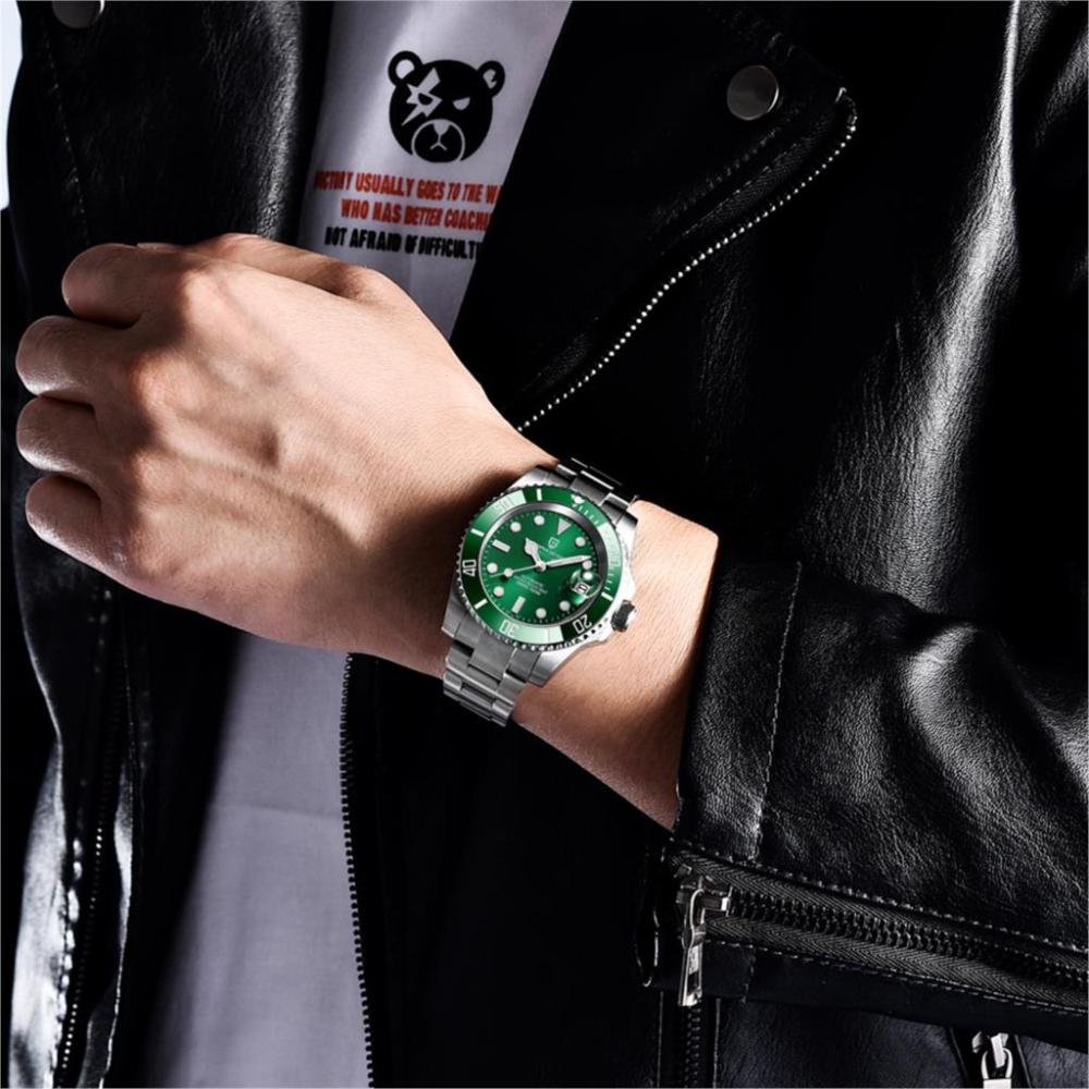 PAGANI DESIGN PD-1661 Automatic Men's Watches 40mm Top Brand Mechanical Wrist Watch for Men Sports Stainless Steel Watch Sapphire Waterproof
