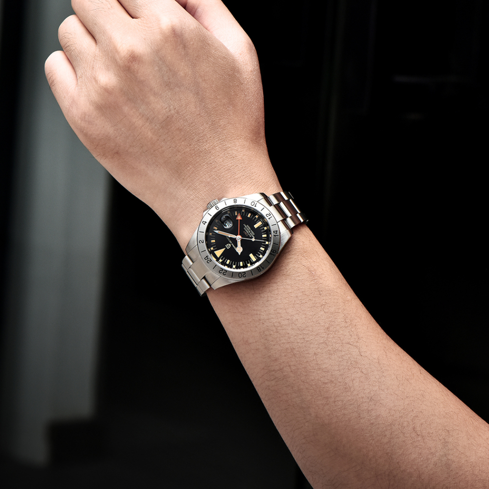 PAGANI DESIGN New Men's Watches Explorer GMT Automatic Mechanical Wrist Watches for Men Stainless Steel Bracelet 200M Waterproof