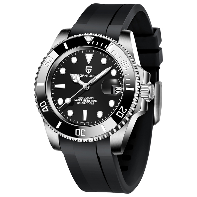 PAGANI DESIGN PD-1661 Automatic Men's Watches 40mm Top Brand Mechanical Wrist Watch for Men Sports Stainless Steel Watch Sapphire Waterproof