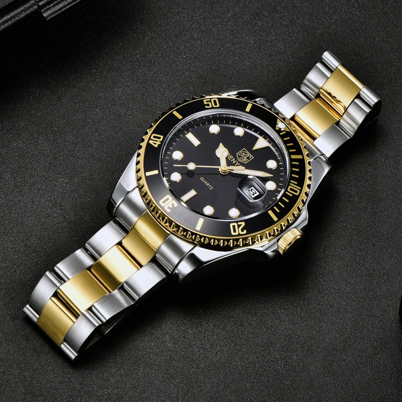 BENYAR Men's Quartz Watches Waterproof Alloy Business Wrist Watch for Men Stainless Steel Luxury Sports Wristwatch