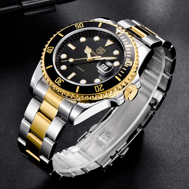 BENYAR Men's Quartz Watches Waterproof Alloy Business Wrist Watch for Men Stainless Steel Luxury Sports Wristwatch