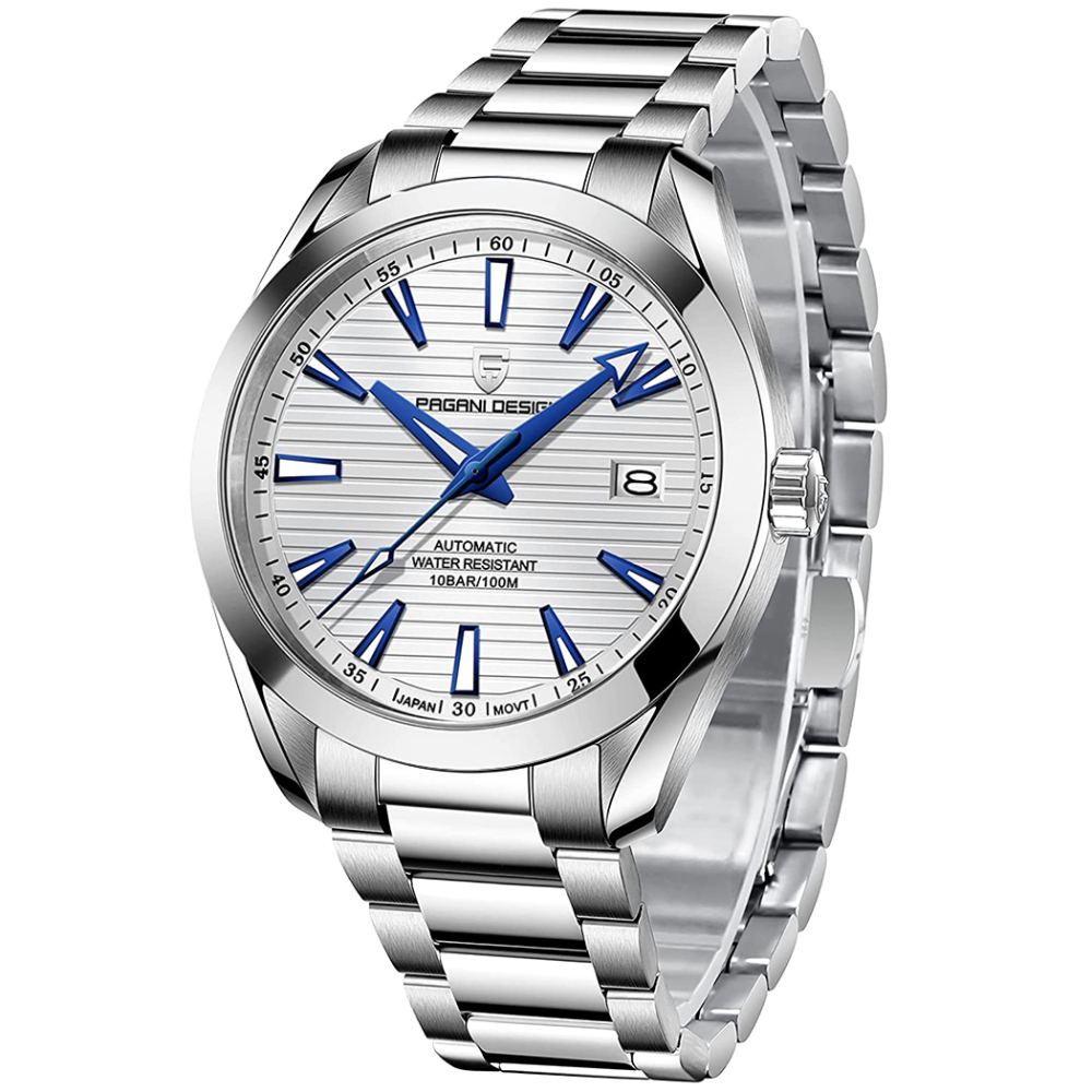 PAGANI DESIGN PD-1688 Automatic Men's Watches Business Stainless Steel Waterproof Wrist Watch for Men Casual Genuine Leather Wristwatch