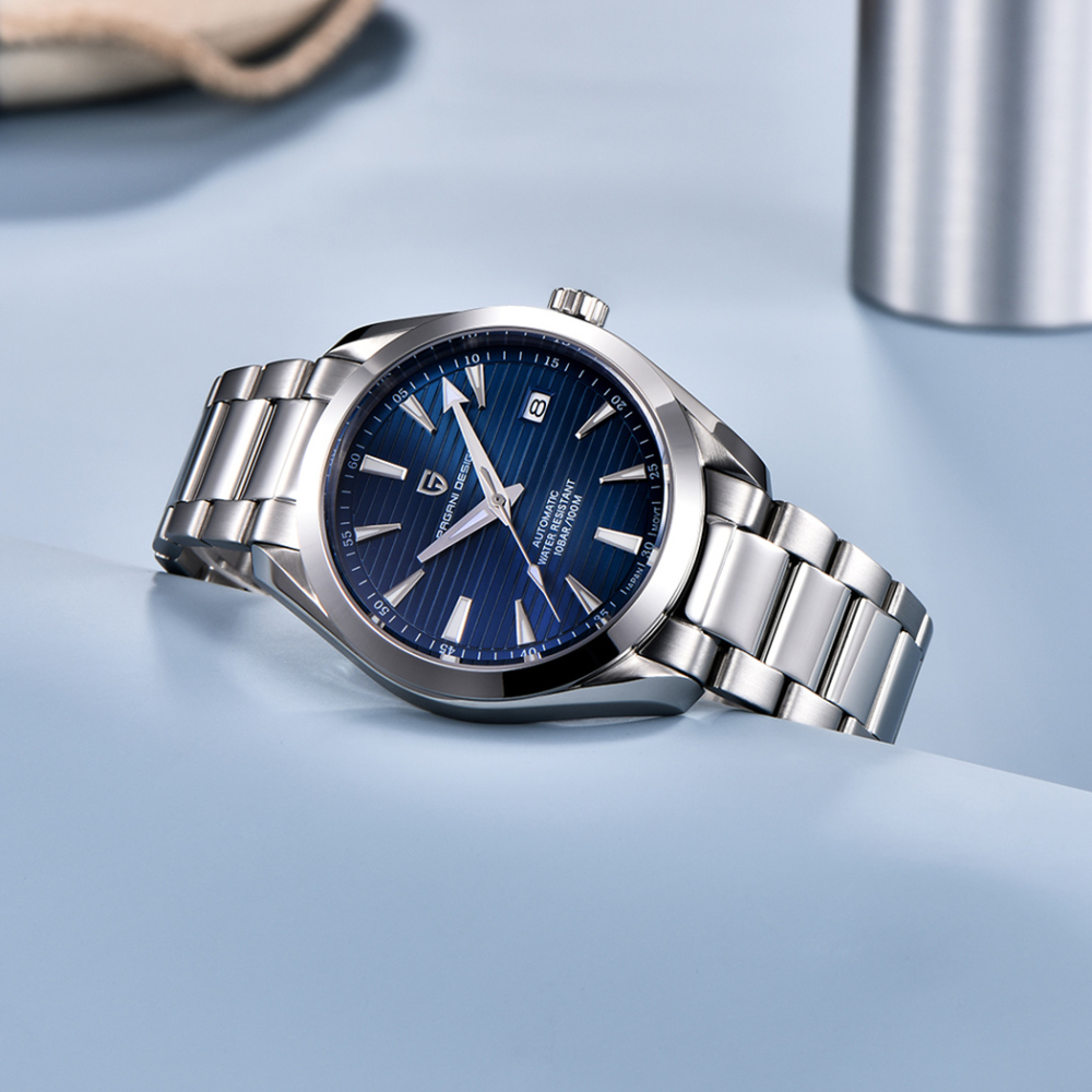 PAGANI DESIGN PD-1688 Automatic Men's Watches Business Stainless Steel Waterproof Wrist Watch for Men Casual Genuine Leather Wristwatch