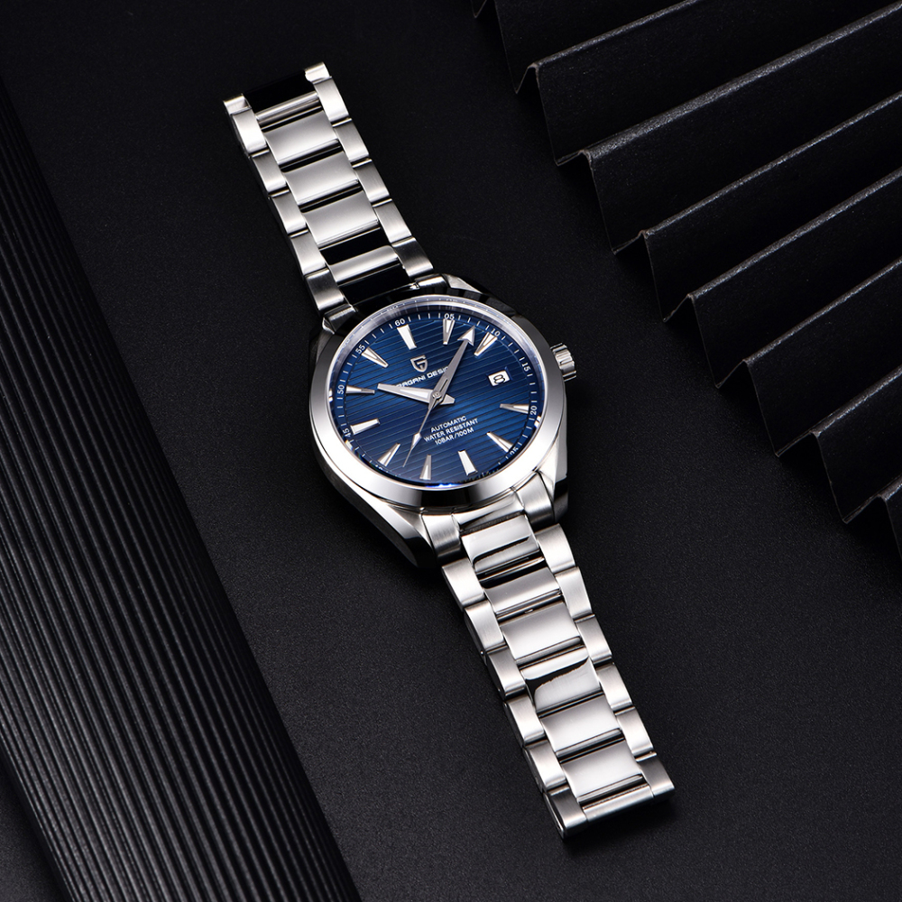 PAGANI DESIGN PD-1688 Automatic Men's Watches Business Stainless Steel Waterproof Wrist Watch for Men Casual Genuine Leather Wristwatch