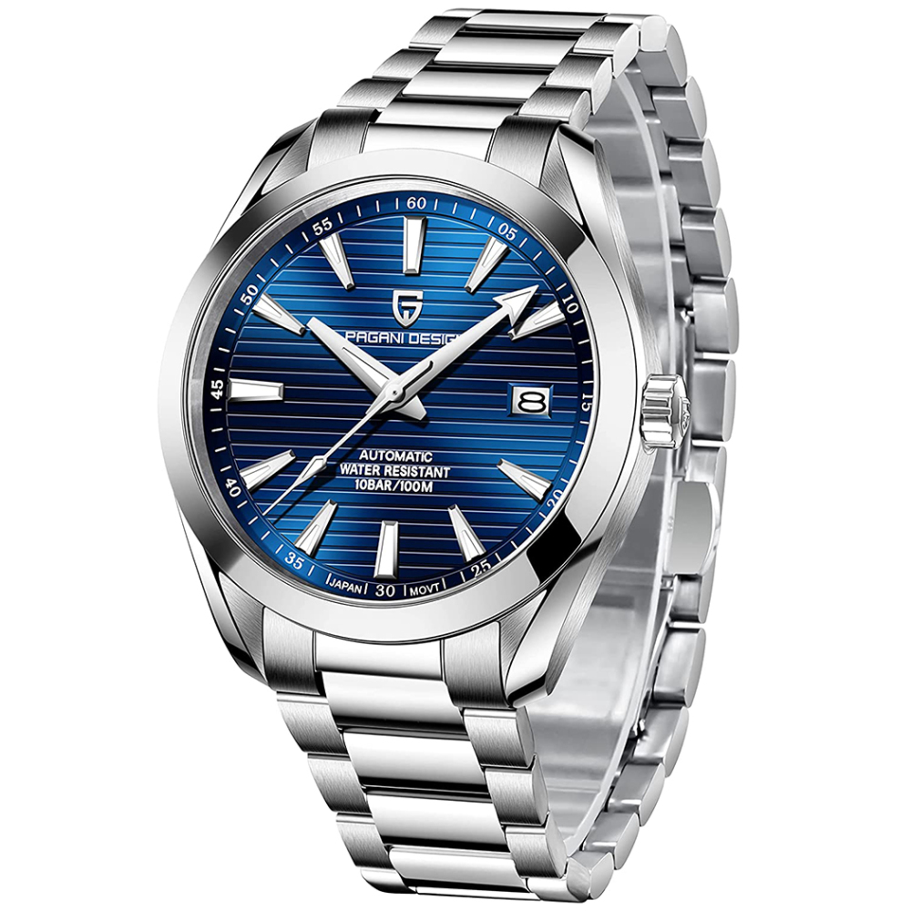 PAGANI DESIGN PD-1688 Automatic Men's Watches Business Stainless Steel Waterproof Wrist Watch for Men Casual Genuine Leather Wristwatch