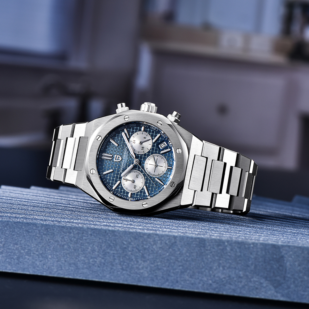 PAGANI DESIGN Men's Sports Quartz Watches New Chronograph Wrist Watch for Men Sapphire Stainless Steel 200M Waterproof Business Dress Wristwatch