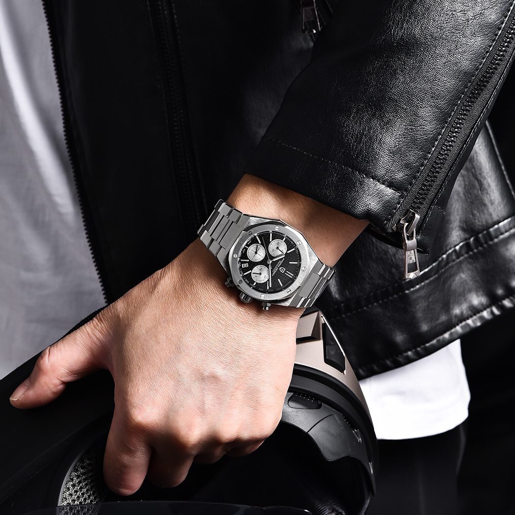 PAGANI DESIGN Men's Sports Quartz Watches PD1707 New Chronograph Wrist ...