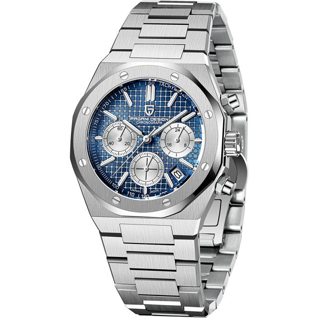 PAGANI DESIGN Men's Sports Quartz Watches New Chronograph Wrist Watch for Men Sapphire Stainless Steel 200M Waterproof Business Dress Wristwatch