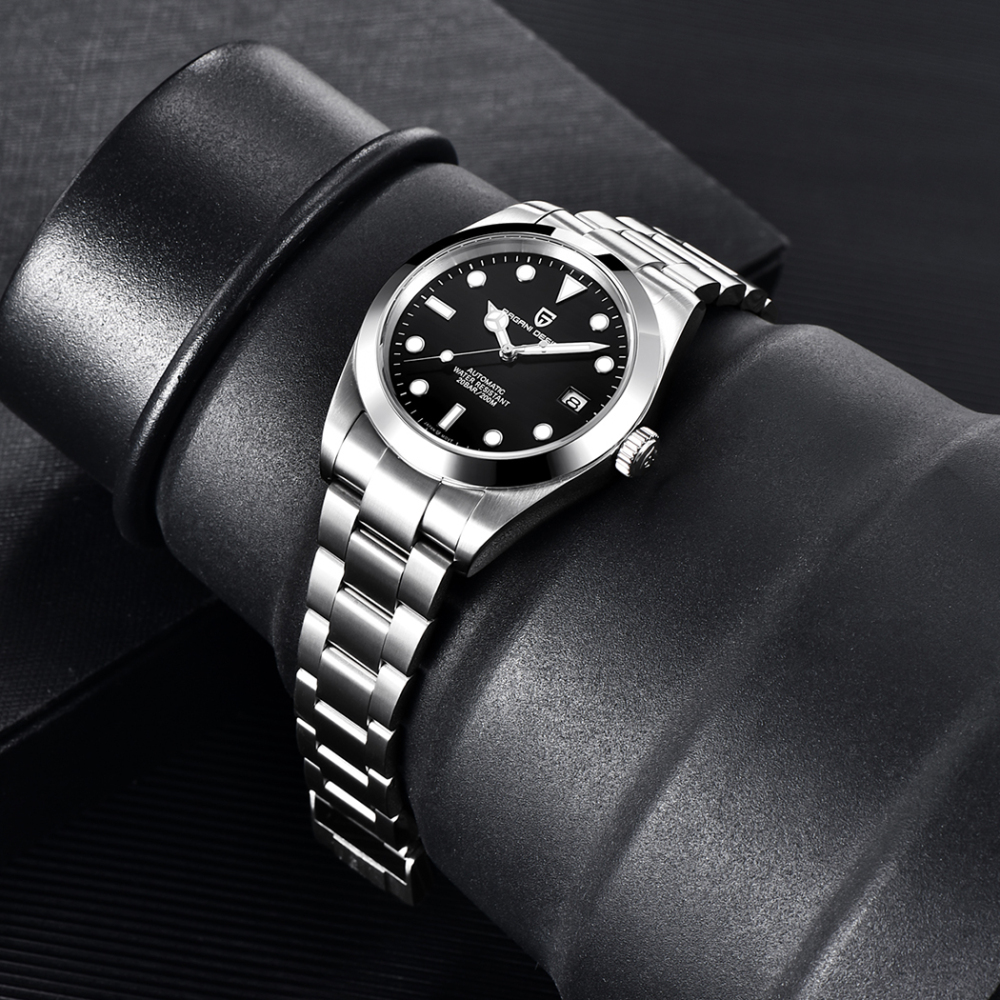 PAGANI DESIGN PD-1692 Men's Automatic Watches Full Stainless Steel Waterproof Business Wrist Watch for Men Waterproof Auto Date Wristwatch