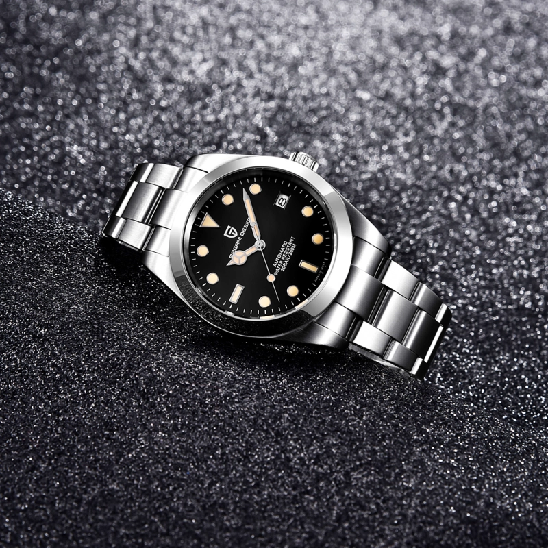PAGANI DESIGN PD-1692 Men's Automatic Watches Full Stainless Steel Waterproof Business Wrist Watch for Men Waterproof Auto Date Wristwatch