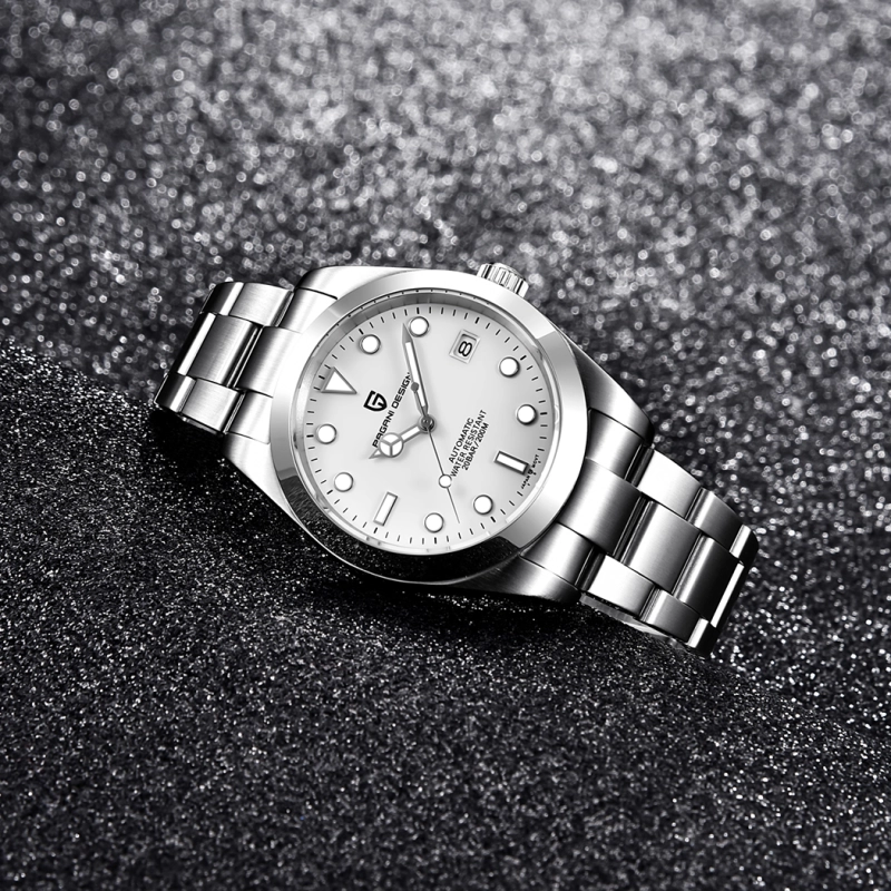 PAGANI DESIGN PD-1692 Men's Automatic Watches Full Stainless Steel Waterproof Business Wrist Watch for Men Waterproof Auto Date Wristwatch