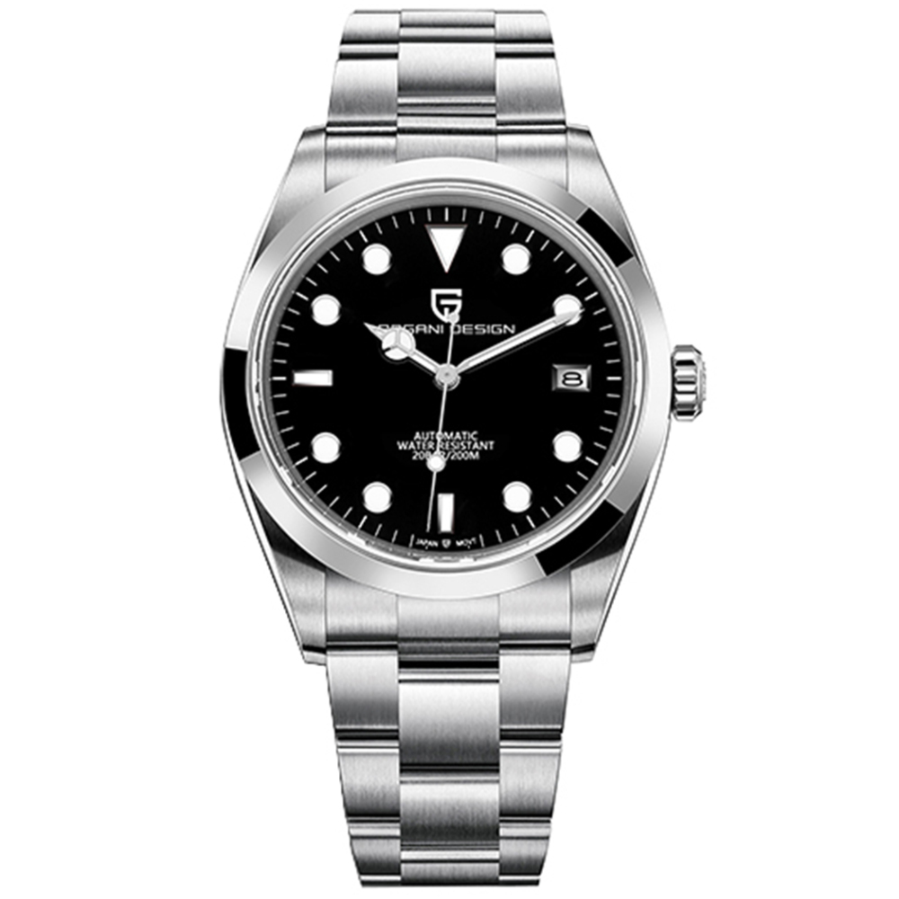 PAGANI DESIGN PD-1692 Men's Automatic Watches Full Stainless Steel Waterproof Business Wrist Watch for Men Waterproof Auto Date Wristwatch