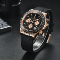 PAGANI DESIGN Men's Quartz Watches Sports Chronograph Men's Wrist Watch ...