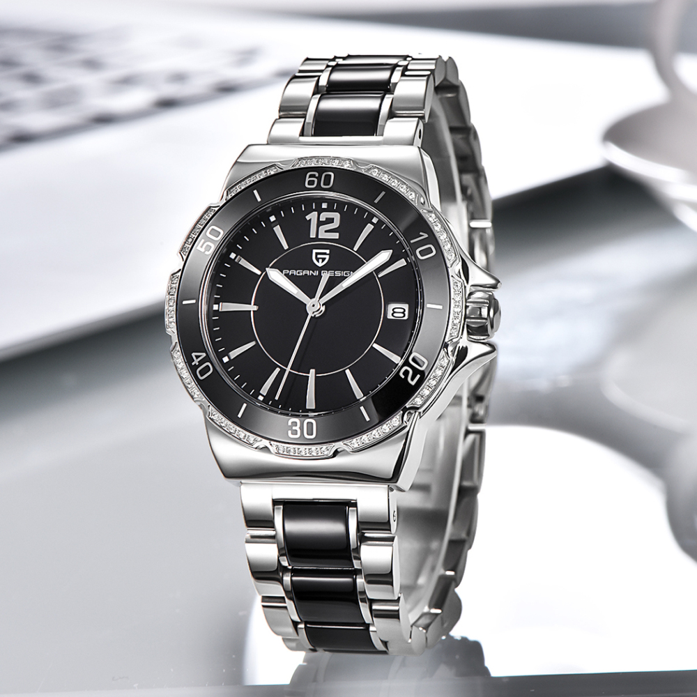 PAGANI DESIGN Women's Quartz Watches Ladies High Quality Ceramic Bracelet Women Watch Famous Luxury Brand Fashion Wrist Watches for Women
