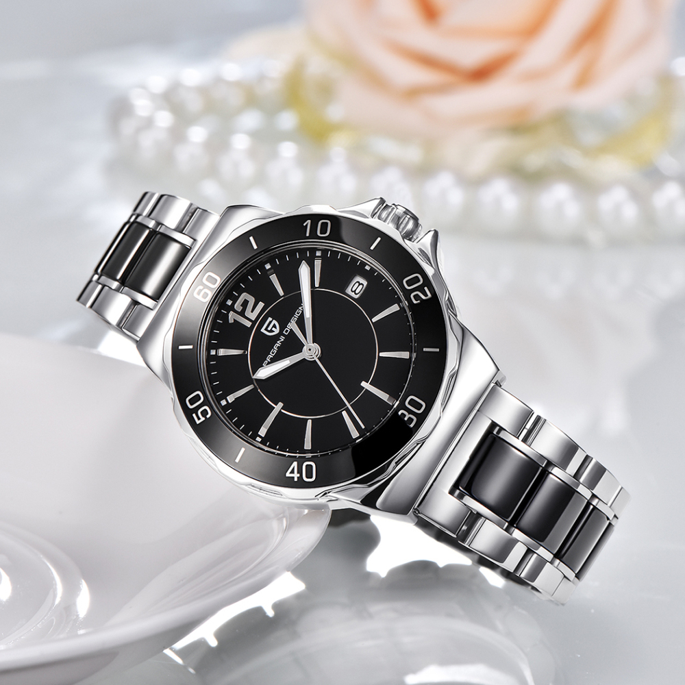 PAGANI DESIGN Women's Quartz Watches Ladies High Quality Ceramic Bracelet Women Watch Famous Luxury Brand Fashion Wrist Watches for Women