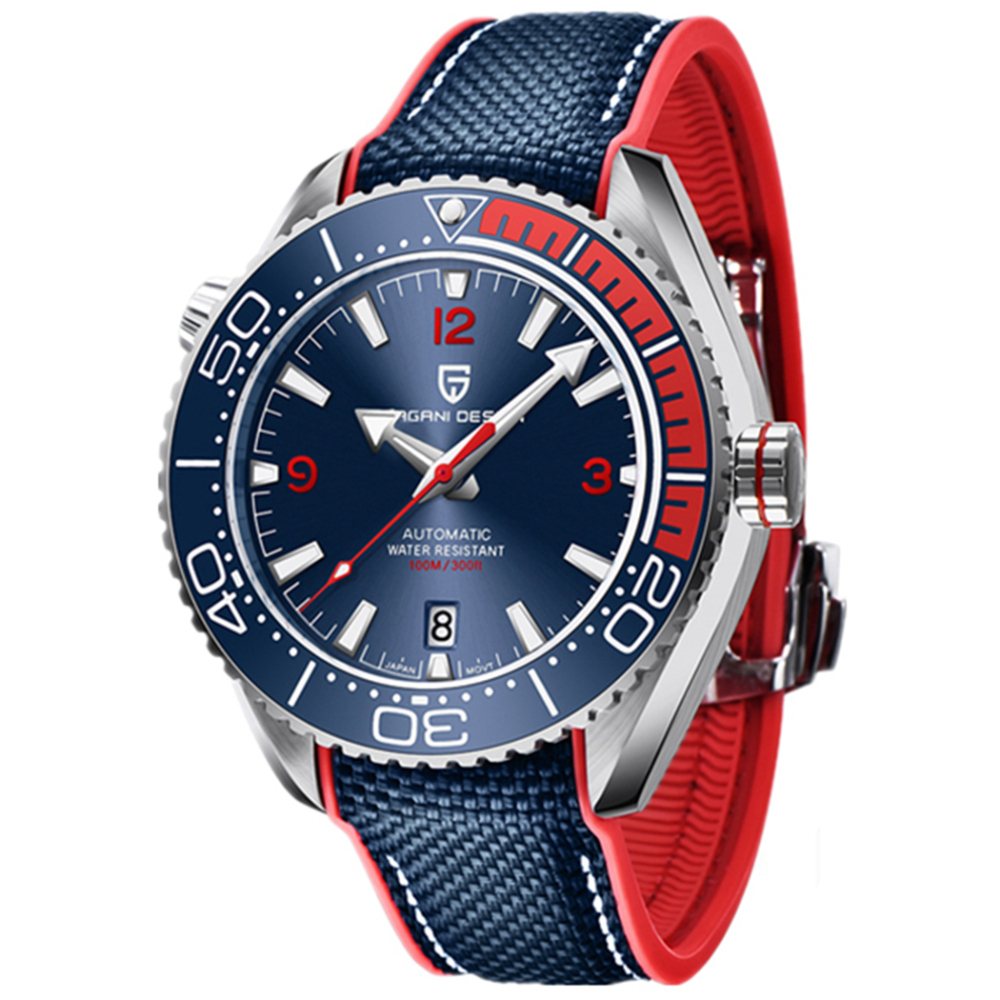 PAGANI DESIGN PD-1679 Men's Watches Automatic Mechanical Wristwatch Ceramic Bezel Waterproof Top Brand Sports Watch New Sapphire Glass Watches Men