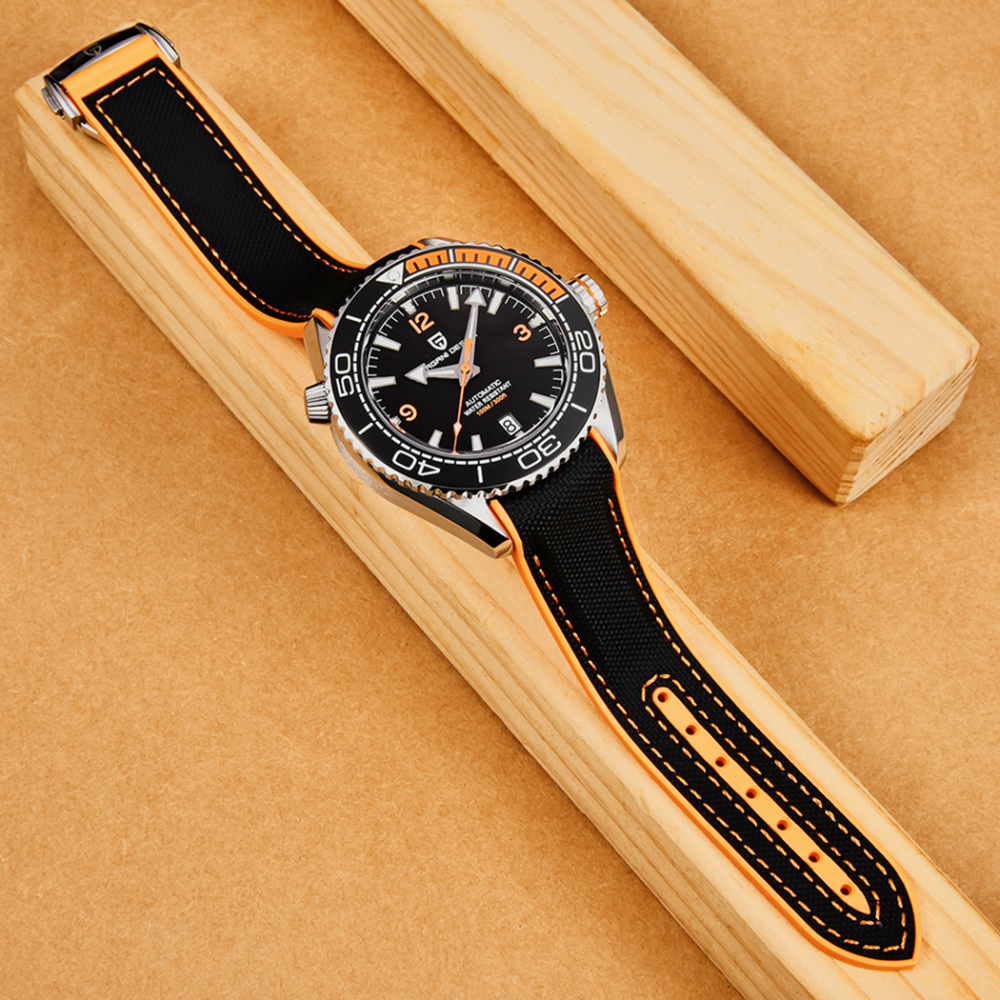 PAGANI DESIGN PD-1679 Men's Watches Automatic Mechanical Wristwatch Ceramic Bezel Waterproof Top Brand Sports Watch New Sapphire Glass Watches Men