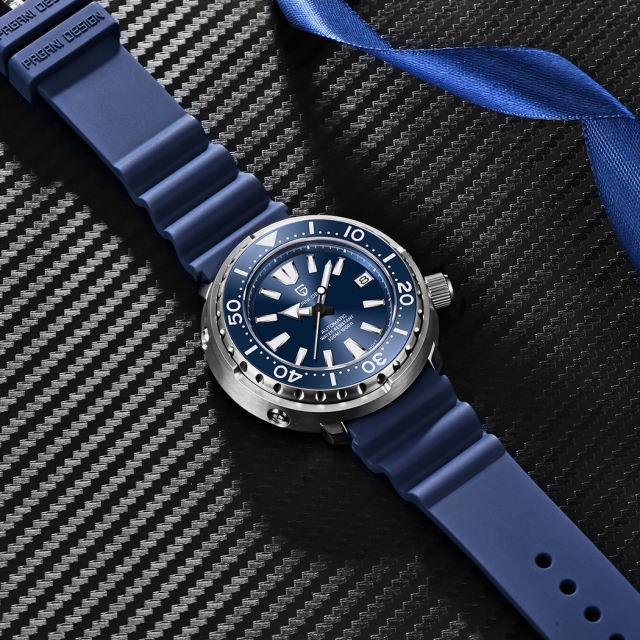 PAGANI DESIGN Men's Automatic Watches 300M Diving Mechanical Wristwatch Luxury Sapphire Glass Ceramic Bezel Wrist Watch for Men
