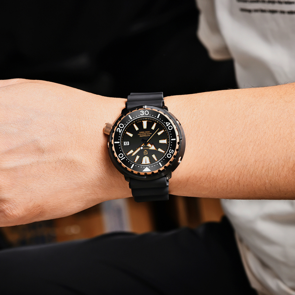 PAGANI DESIGN PD-1695 Men's Automatic Watches 300M Diving Mechanical Wristwatch Luxury Sapphire Glass Ceramic Bezel Wrist Watch for Men