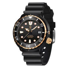 gold black silicone round marks PD1695