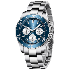 silver blue steel BYS002