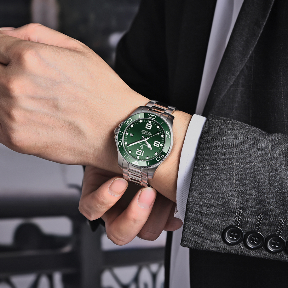 PAGANI DESIGN Men's Automatic Watches Mechanical Stainless Steel Japanese Movement Self Winding Business Waterproof Wristwatch