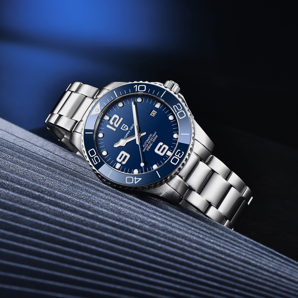 PAGANI DESIGN PD-1702 Men's Automatic Watches Mechanical Stainless Steel Japanese Movement Self Winding Business Waterproof Wristwatch