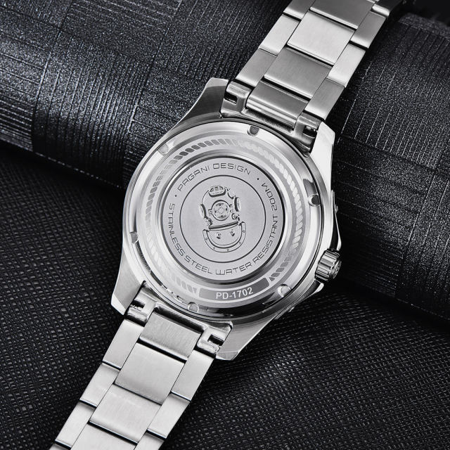 PAGANI DESIGN Men's Automatic Watches Mechanical Stainless Steel Japanese Movement Self Winding Business Waterproof Wristwatch