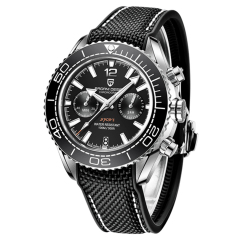 silver black rubber PD1711