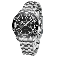 silver black steel PD1711