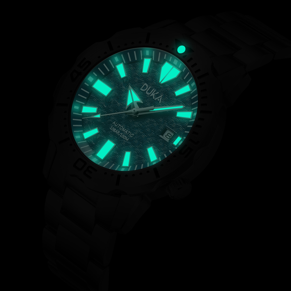 DUKA Automatic Men's Watches full Stainless Steel Waterproof Sports Business Wrist Watch for Men Sapphire Dial Glass Unique Wristwatch