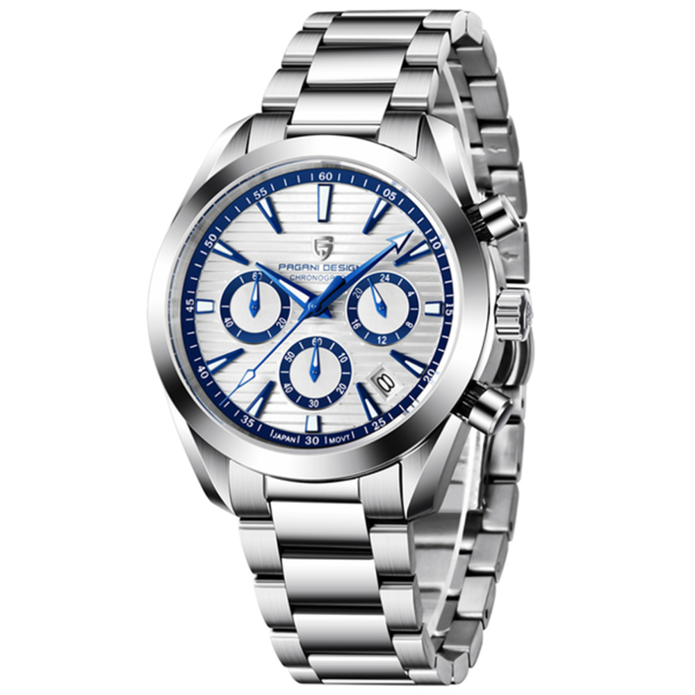 PAGANI DESIGN New Chronograph Men's Watches Classic Quartz Watch Sapphire 100m Waterproof Sports Business Wrist Watch for Men