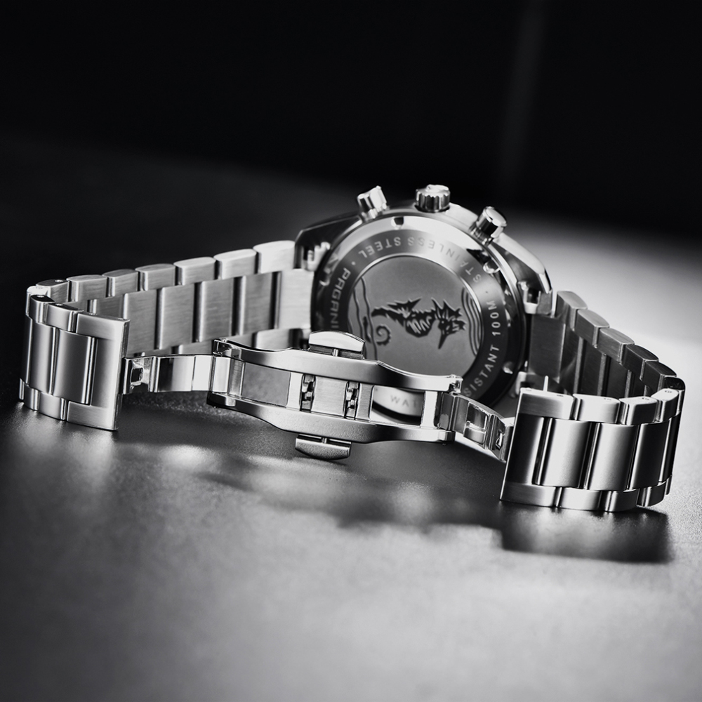 PAGANI DESIGN PD-1712 Chronograph Men's Watches Classic Quartz Watch Sapphire 100m Waterproof Sports Business Wrist Watch for Men