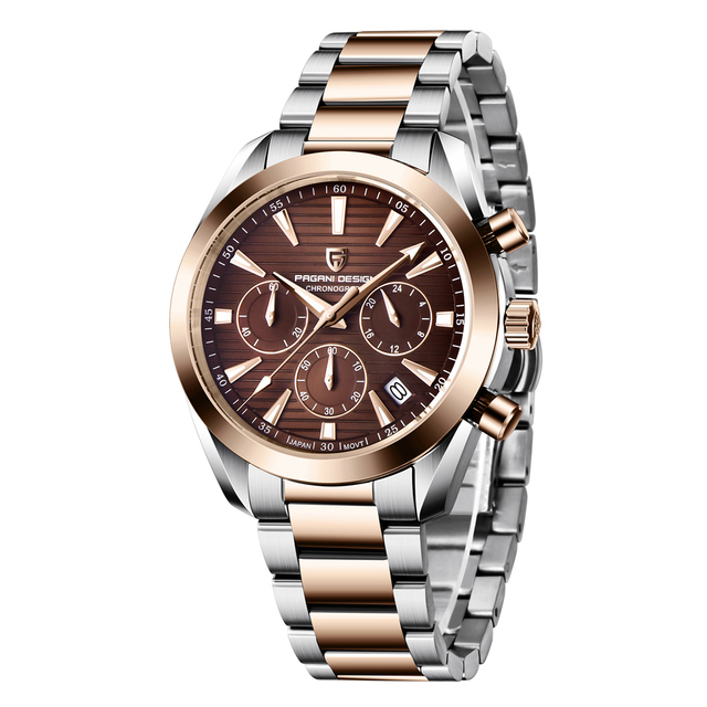 PAGANI DESIGN New Chronograph Men's Watches Classic Quartz Watch Sapphire 100m Waterproof Sports Business Wrist Watch for Men