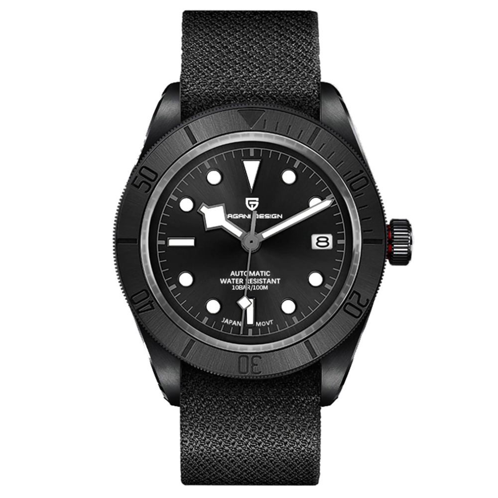 PAGANI DESIGN PD-1671 Men's Automatic Watches NH35A Sports Mechanical Stainless Steel Waterproof Wrist Watch for Men Auto Date Fold-over Clasp
