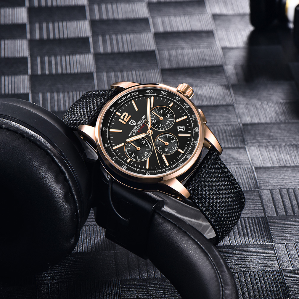 PAGANI DESIGN New Men's Quartz Watches Sportz Chronograph