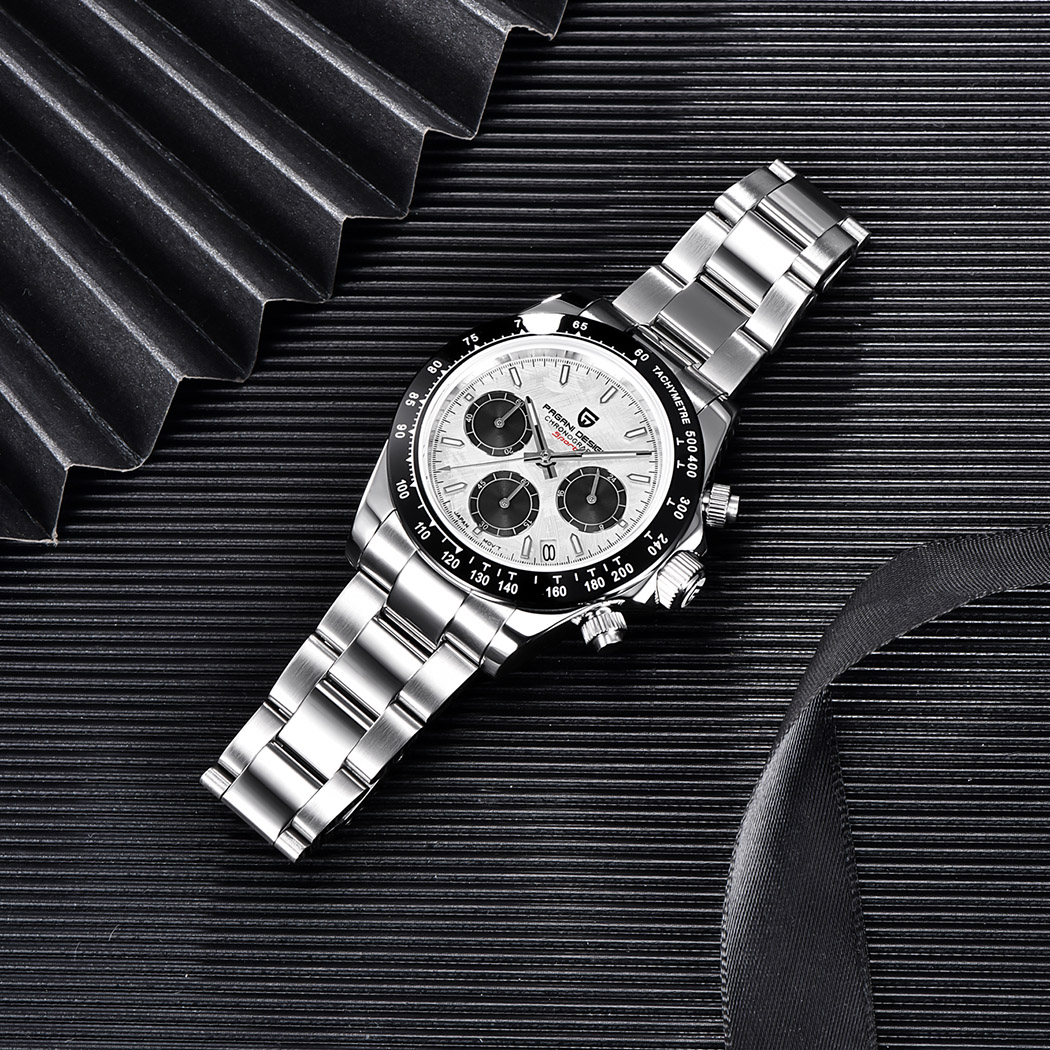 PAGANI DESIGN full Gold Men's Quartz Watches Sports Chronograph Wrist ...